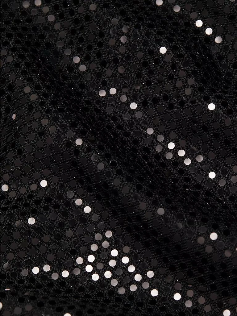 Michael Kors Sequined Shirred Jersey Cocktail Dress 7