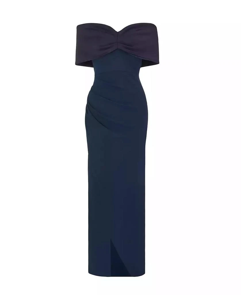 Shop Women's Bardot Scuba Crepe Contrast Front Wrap Maxi Dress on Sale at  BeyondStyle  Get 31% Off Women's Bardot Scuba Crepe Contrast Front Wrap Maxi  Dress with Limited-Time Flash Deals, Exclusive