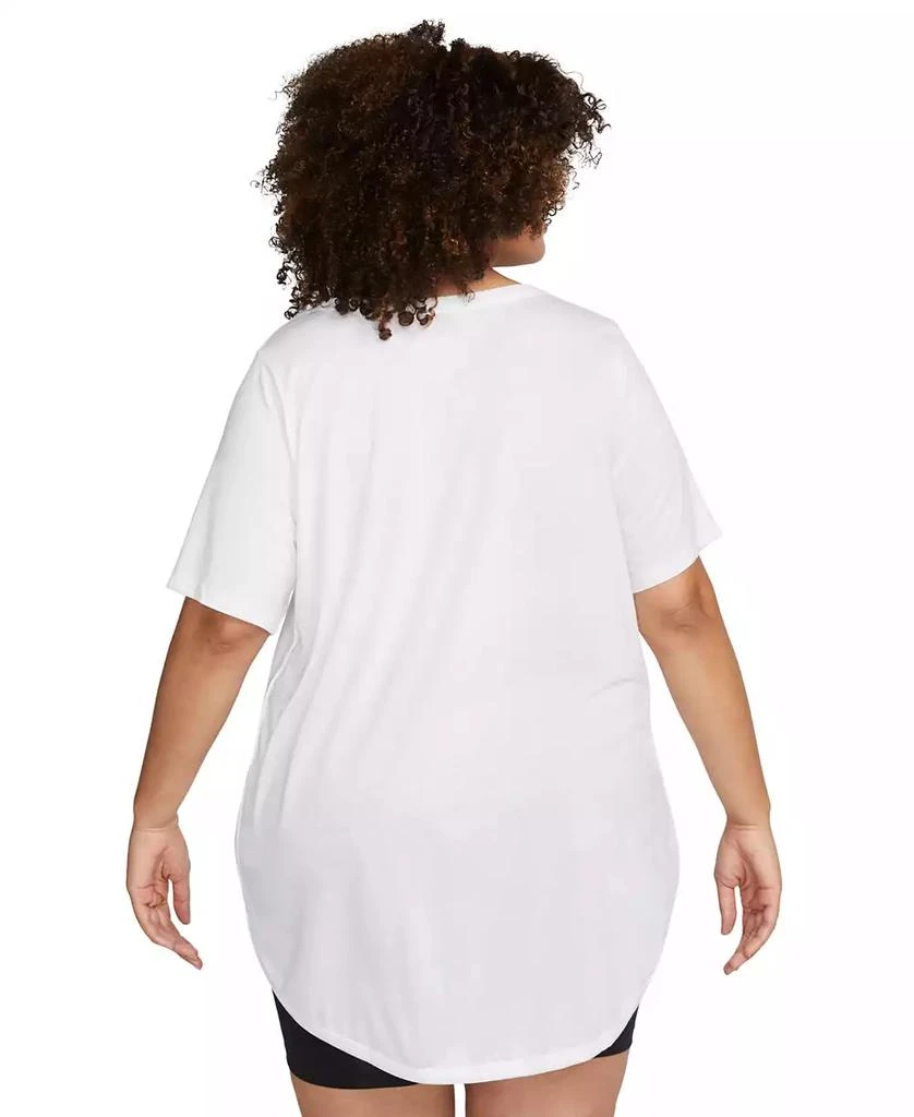 NIKE Plus Size Sportswear Essential Curved-Hem Tunic Top 2