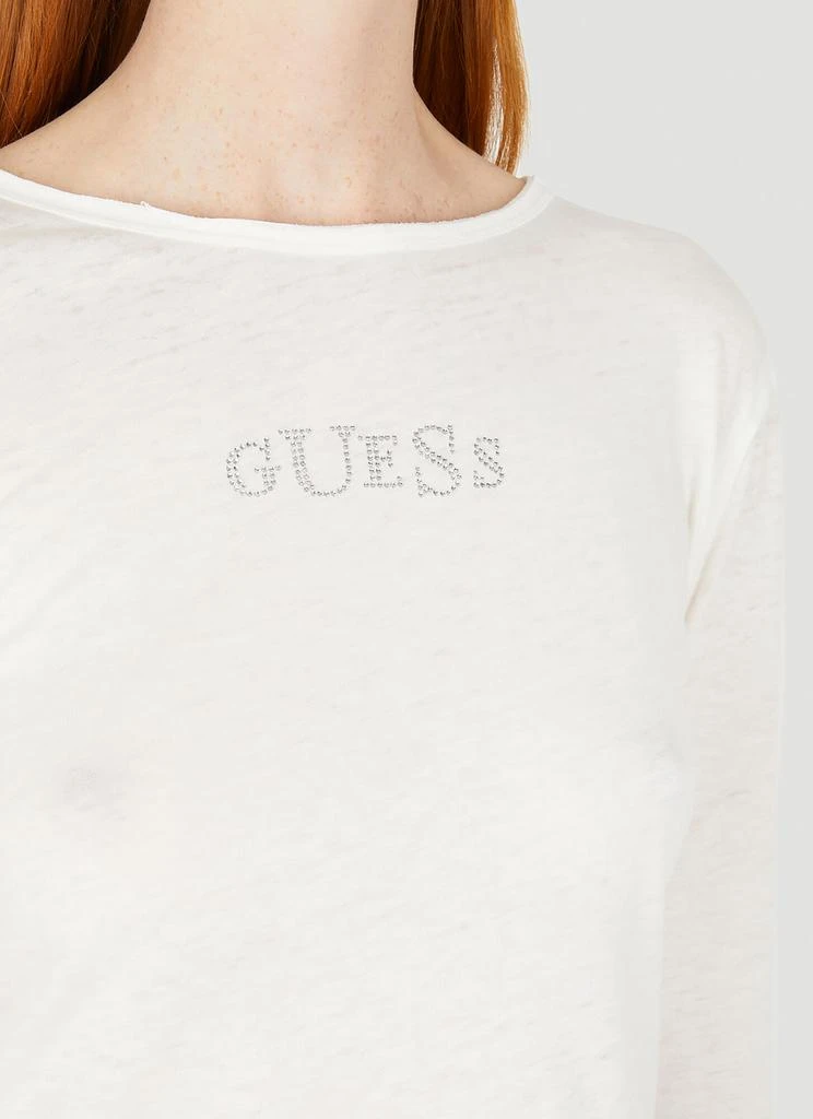Guess USA Logo Long Sleeve T-Shirt 5