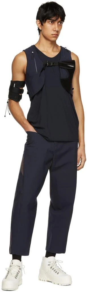 Hyein Seo Navy Nylon Tank Top 4