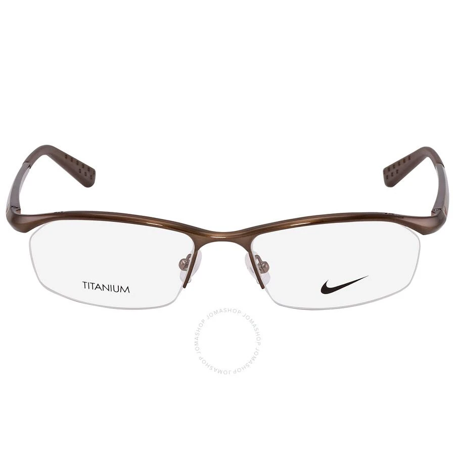 NIKE Demo Oval Titanium Men's Eyeglasses NIKE 6037 259 53 1