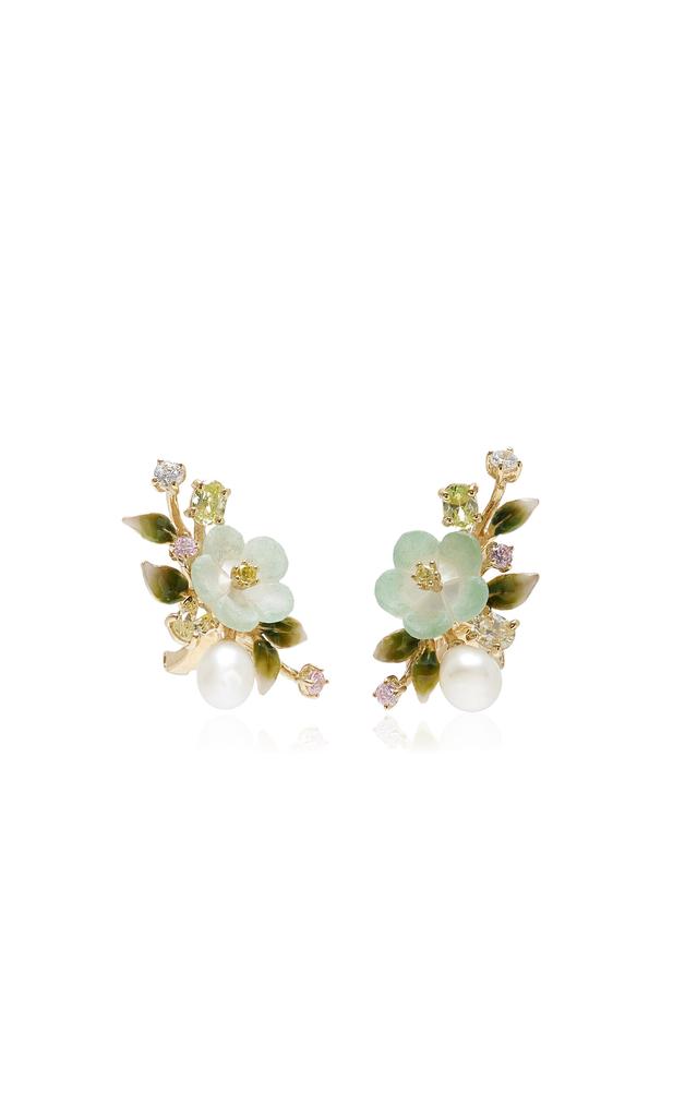 Anabela Chan Anabela Chan - Citrus Primrose Vine Earrings - Multi - OS - Moda Operandi - Gifts For Her