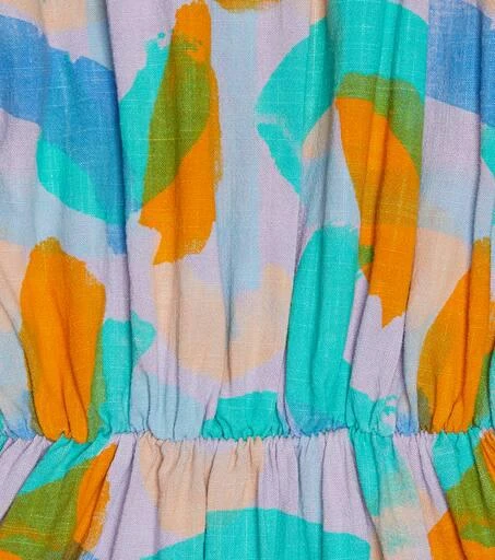 BOBO CHOSES Printed linen-blend dress 3