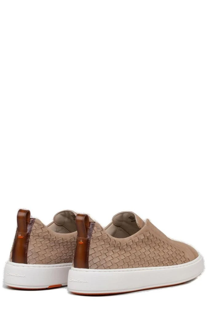 Santoni Santoni Woven Slip-On Sneakers 3