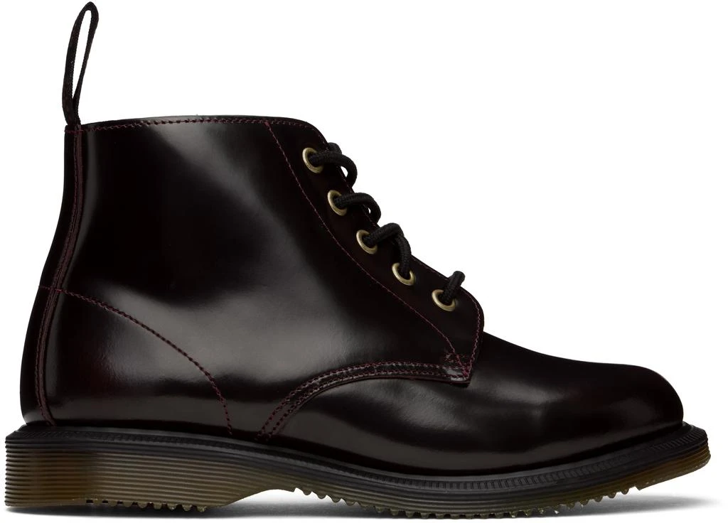 Dr. Martens Burgundy Emmeline Arcadia Lace Up Boots 1