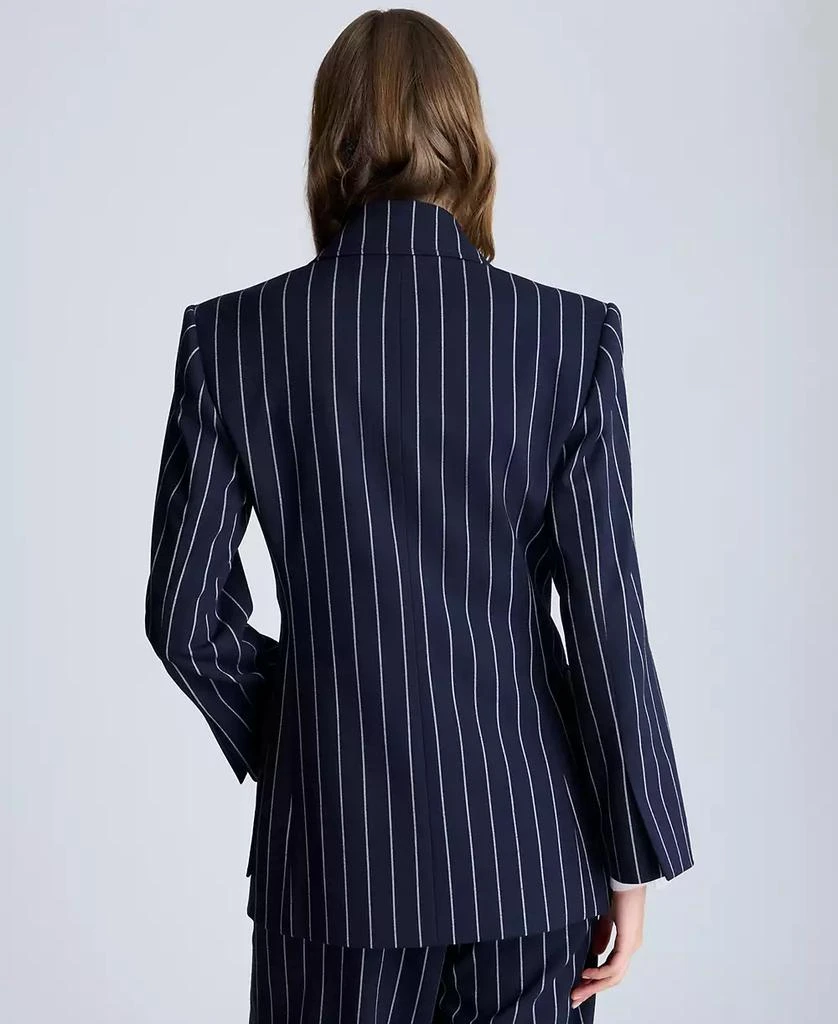 Kenneth Cole Women's Pinstriped Double-Breasted Jacket 2