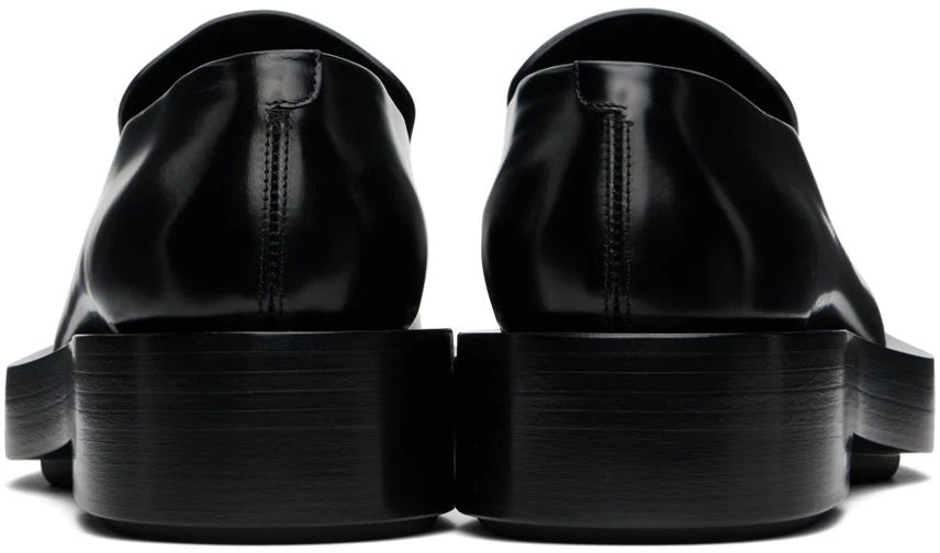 Jil Sander Black Leather Loafers 2