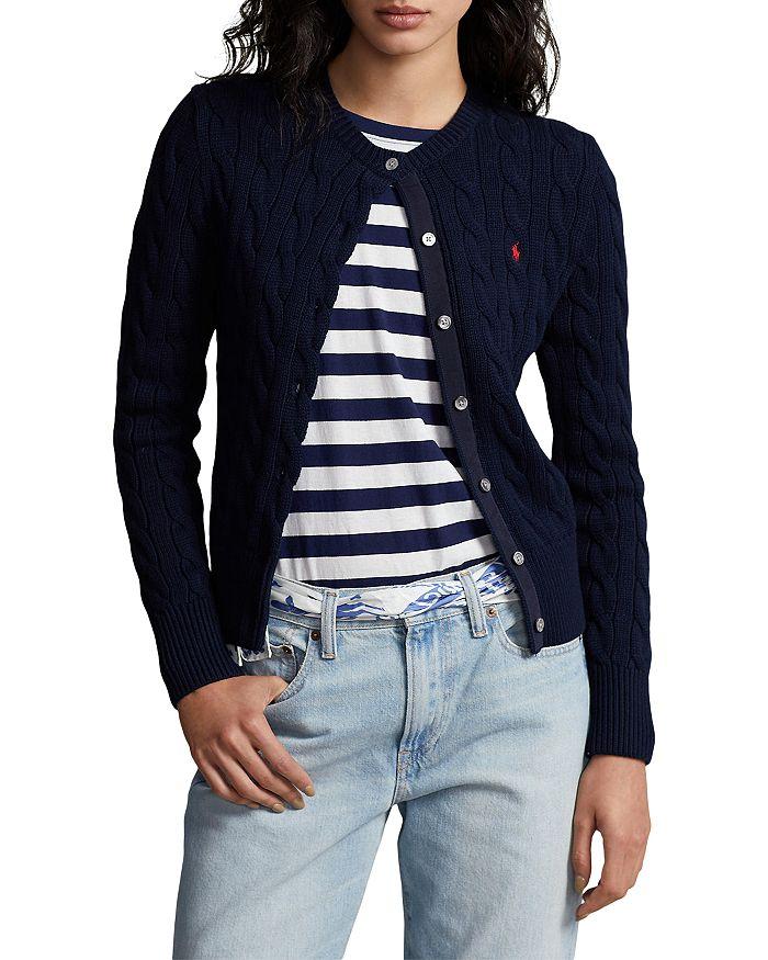 Ralph Lauren Cotton Cable Knit Cardigan