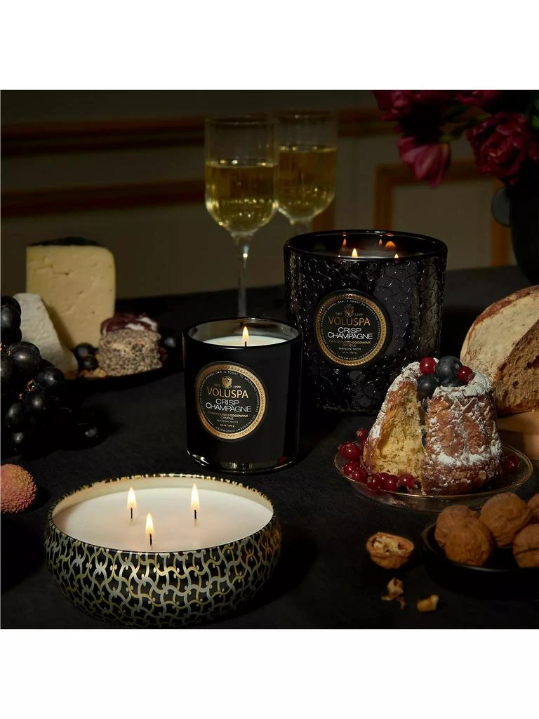 Voluspa Crisp Champagne Luxe Candle 4