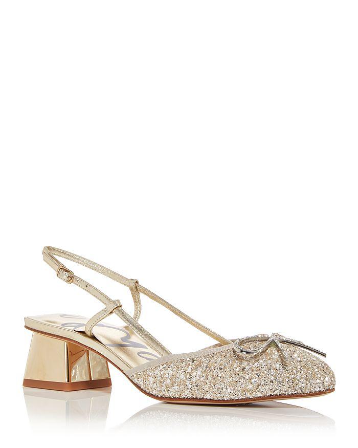 Sophia Webster Women's Pirouette Ballet Bow Embellished Pumps