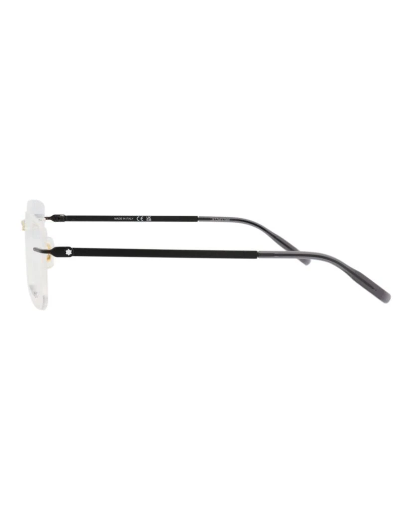 MontBlanc Square-Frame Metal Optical Frames 3