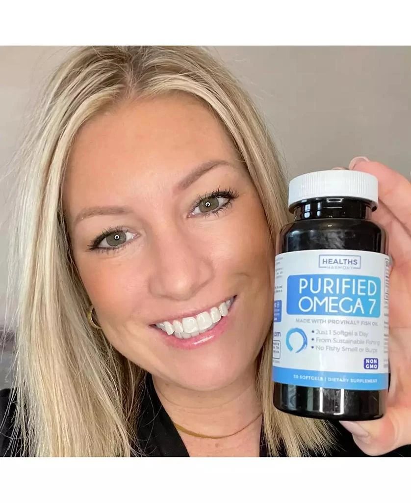 Healths Harmony Purified Omega 7 Softgel Capsules, Provinal Sustainable Peruvian Anchovy Fish Oil Supplement, Health
s Harmony, 90ct 4