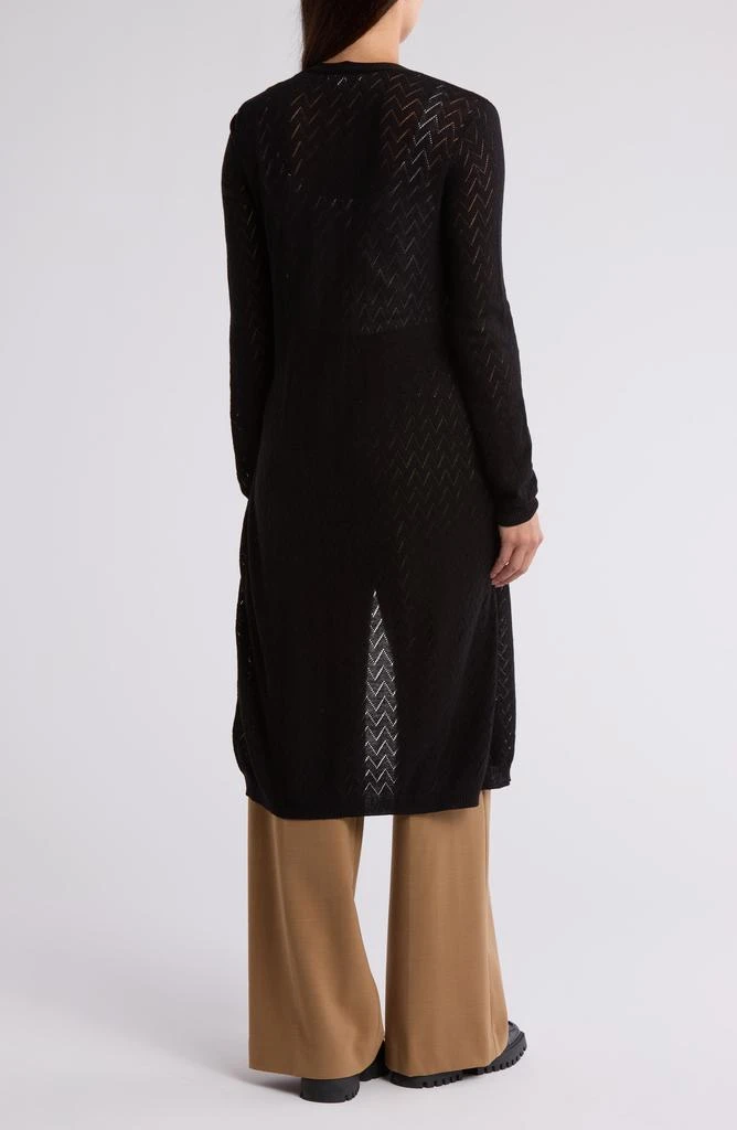 DR2 by Daniel Rainn Pointelle Knit Long Duster 2