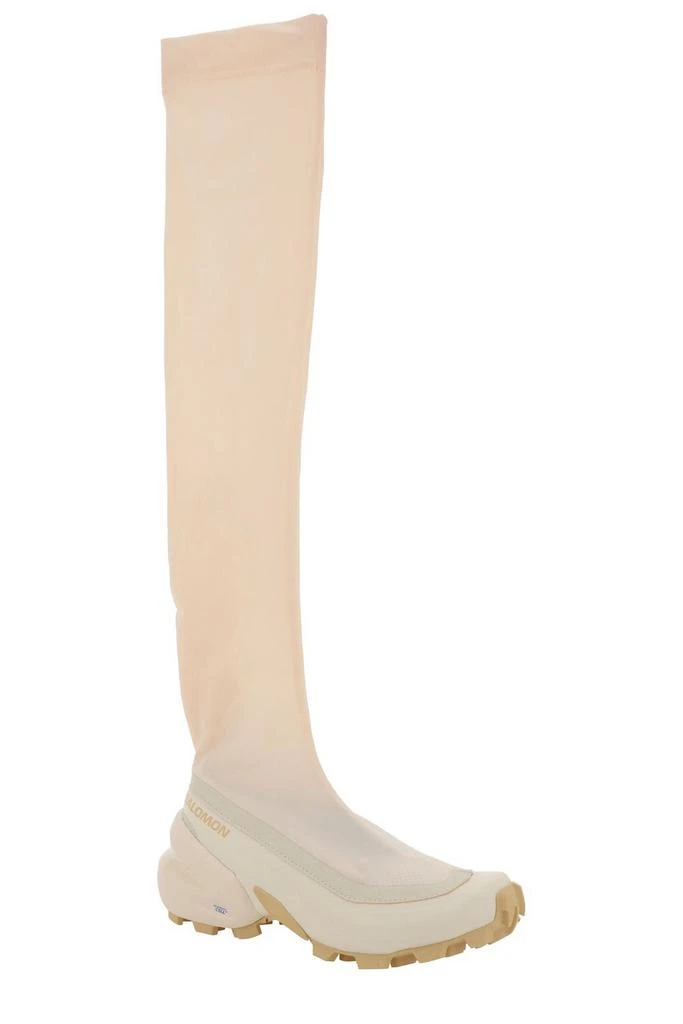 MM6 MM6 Maison Margiela X Salomon Thigh-Length Round-Toe Boots 2