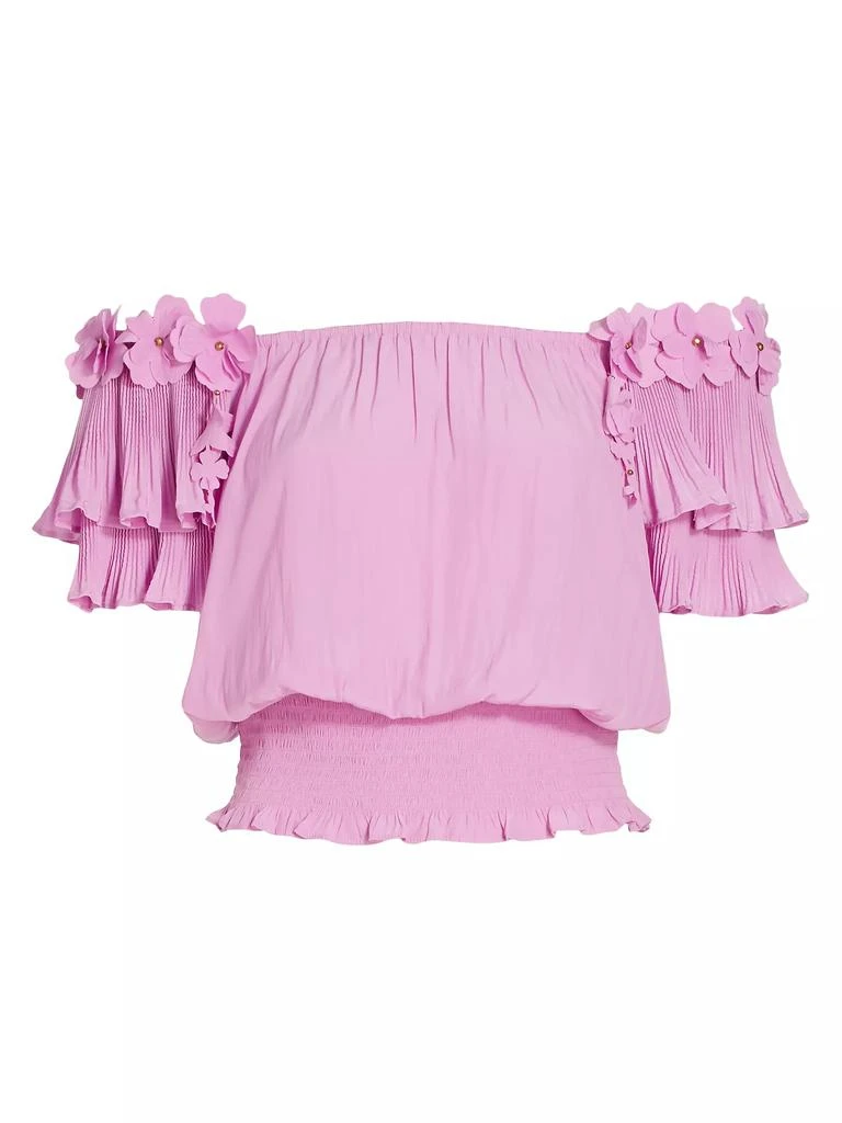 Ramy Brook Braelynn Off-The-Shoulder Appliqué Top 1