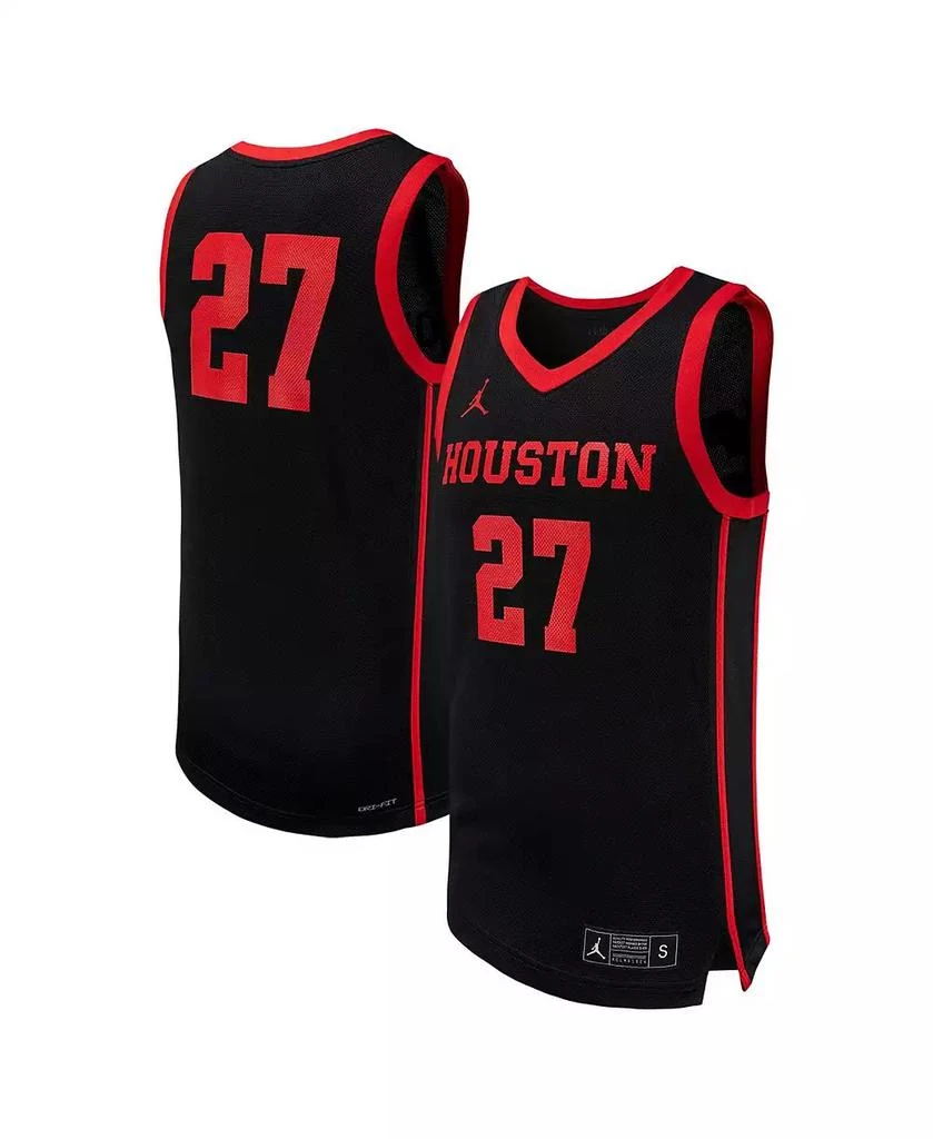 Jordan Men's #27 Black Houston Cougars Replica Basketball Jersey 1