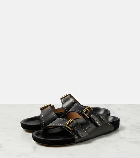 Isabel Marant Lennyo leather slides 5