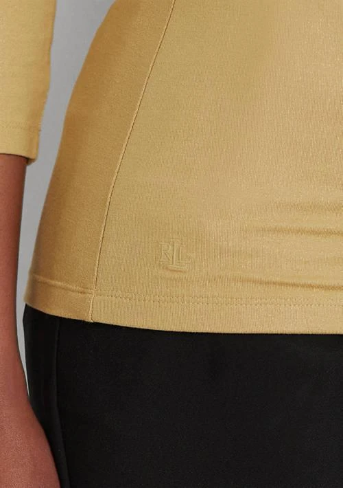 Ralph Lauren Ralph Lauren Women S Metallic Jersey Surplice Top 3