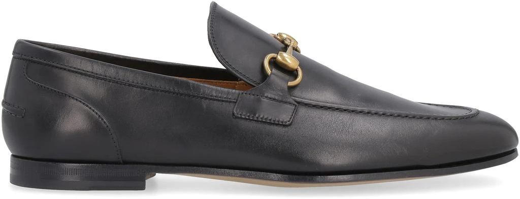 Gucci JORDAAN LEATHER LOAFERS WITH HORSEBIT 2