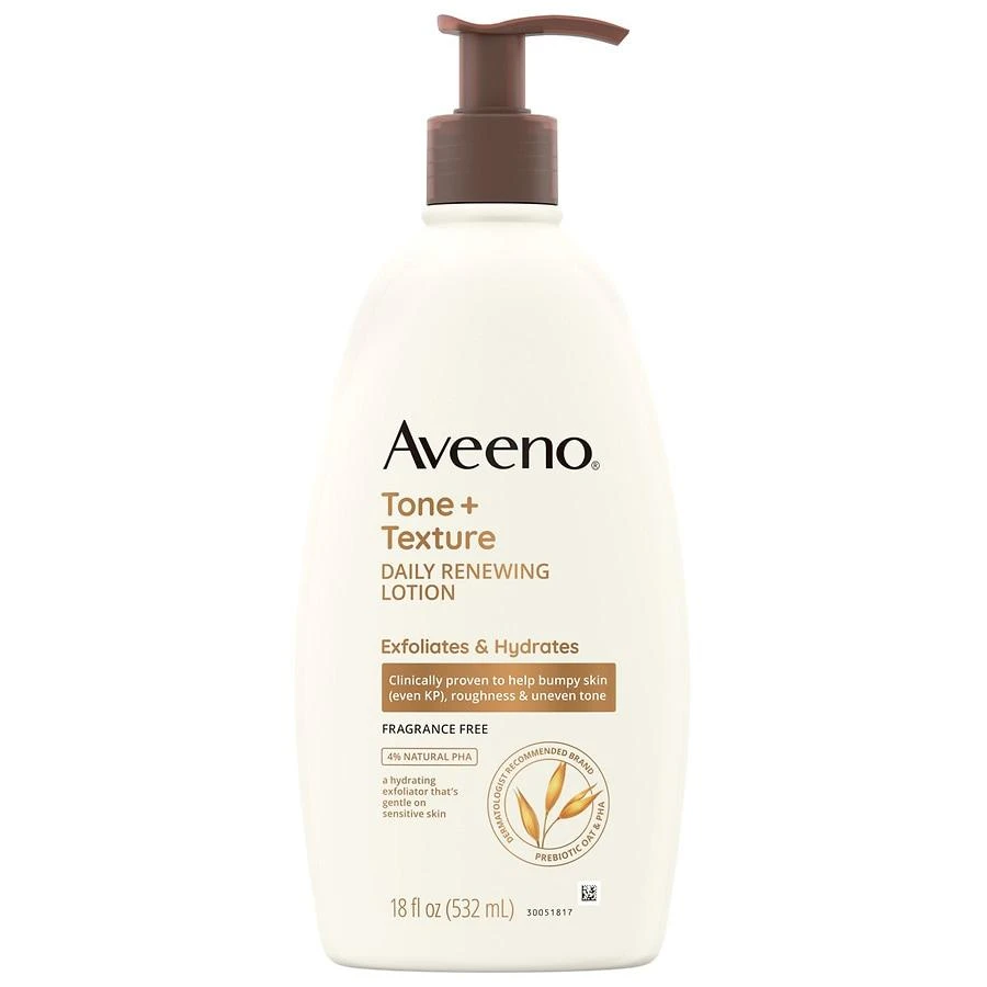 Aveeno Tone + Texture Daily Renewing Lotion, Sensitive Skin 1