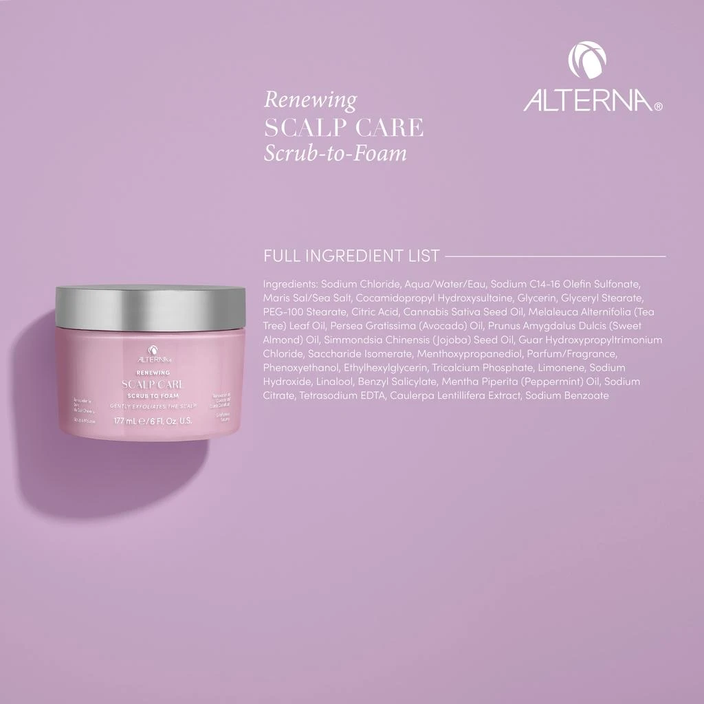 ALTERNA Alterna Renewing Scalp Care Scrub-to-Foam 6 oz 7