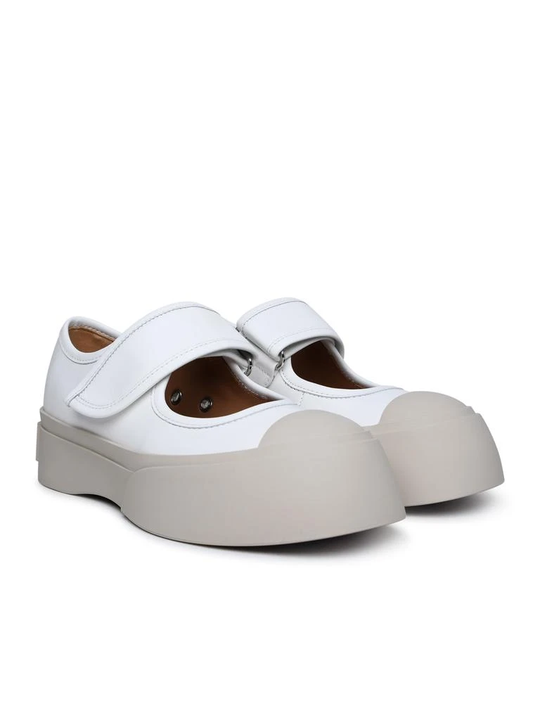 Marni mary Jane White Nappa Leather Sneakers 2