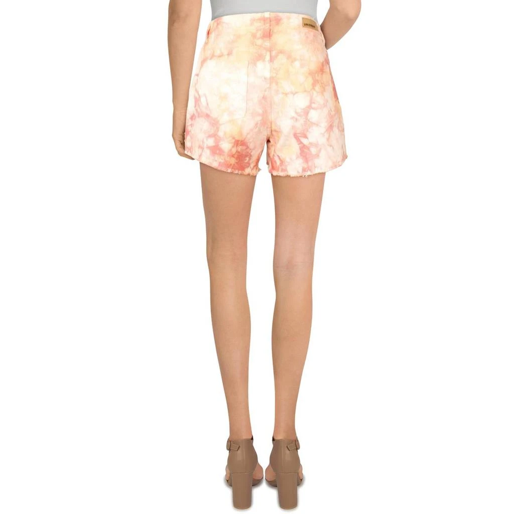 UNIONBAY Juniors Callie Womens Tie-Dye High Rise Cutoff Shorts 2