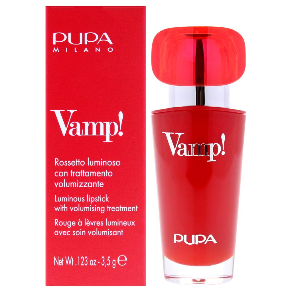 PUPA Milano Vamp! Extreme Colour Lipstick with Plumping Treatment - 104 Ancient Rose by  for Women - 0.123 oz Lipstick