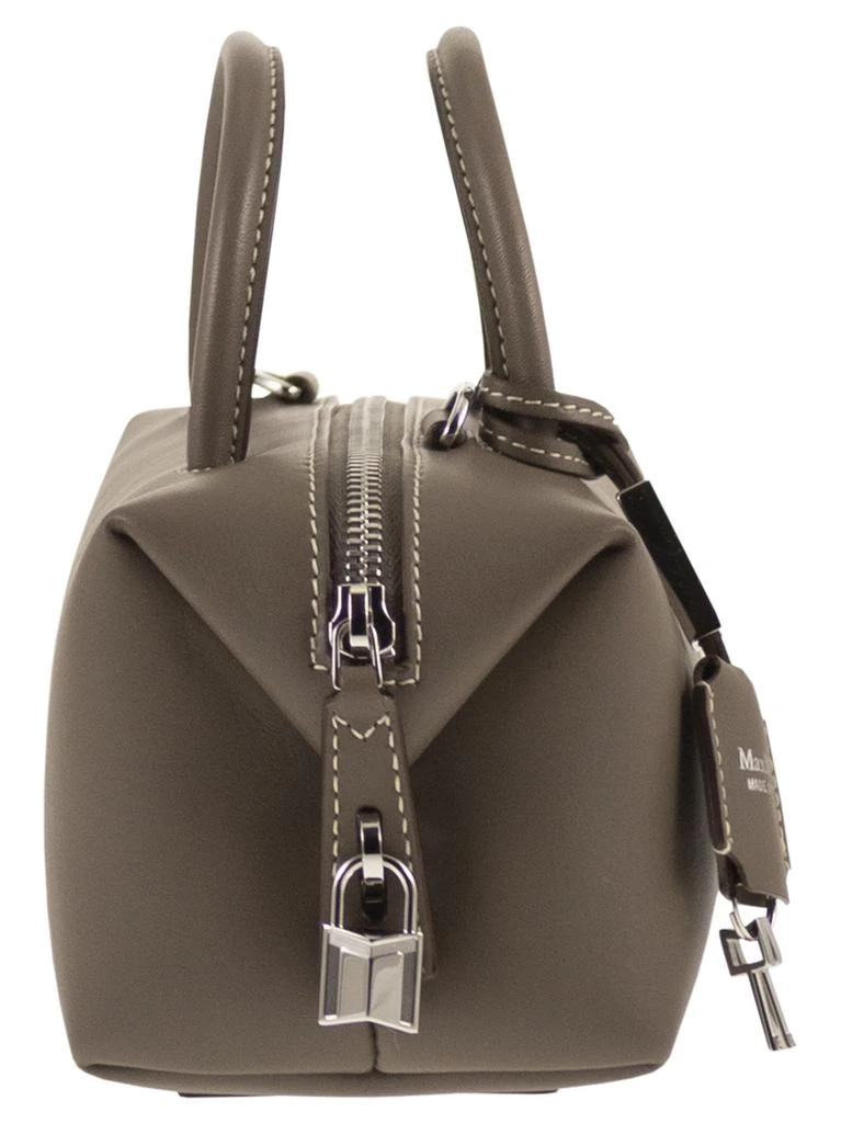 Max Mara Holdalls - Small Natural Leather Satchel 3