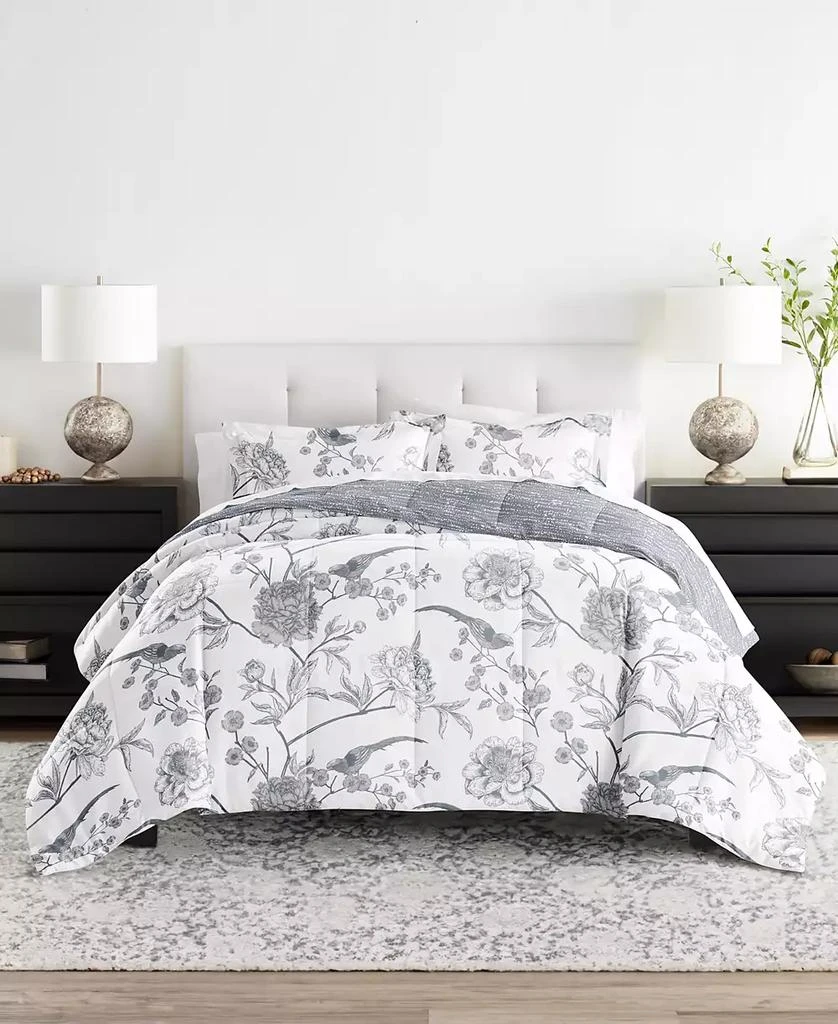 IENJOY HOME Molly Botanicals Reversible 3-Pc. Comforter Set 1