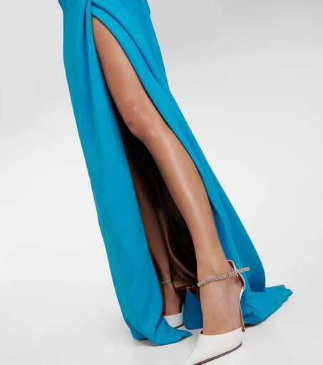 Vivienne Westwood Oriana crêpe off-shoulder gown 5