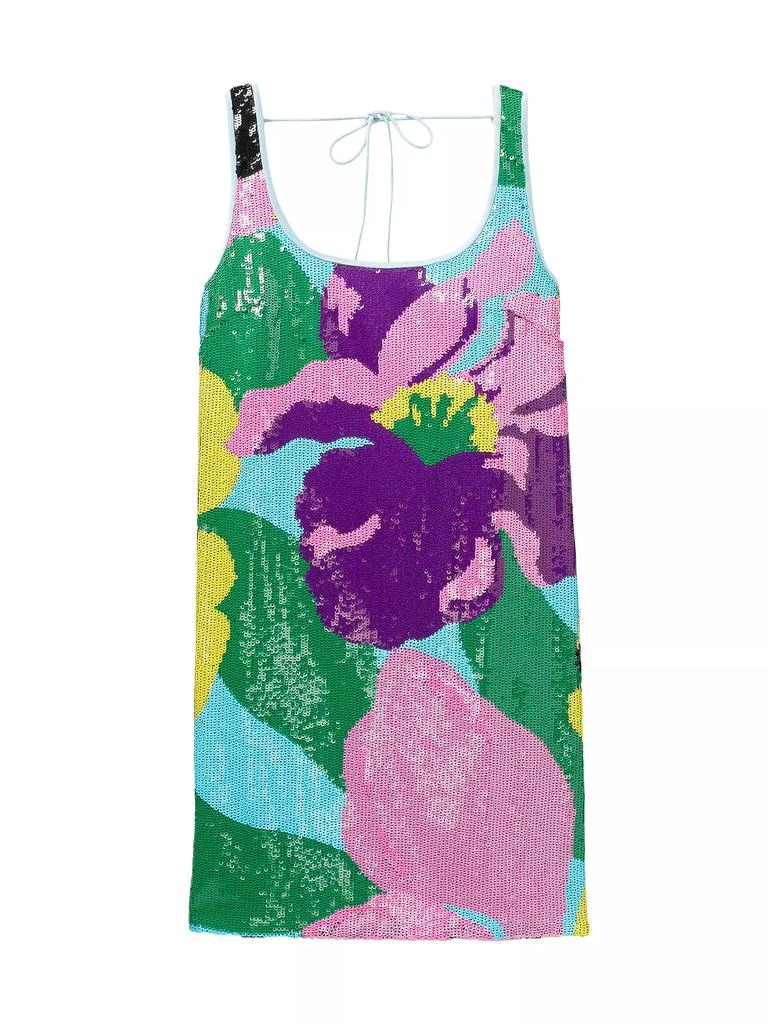 Kate Spade Orchid Bloom Sequin Minidress 1