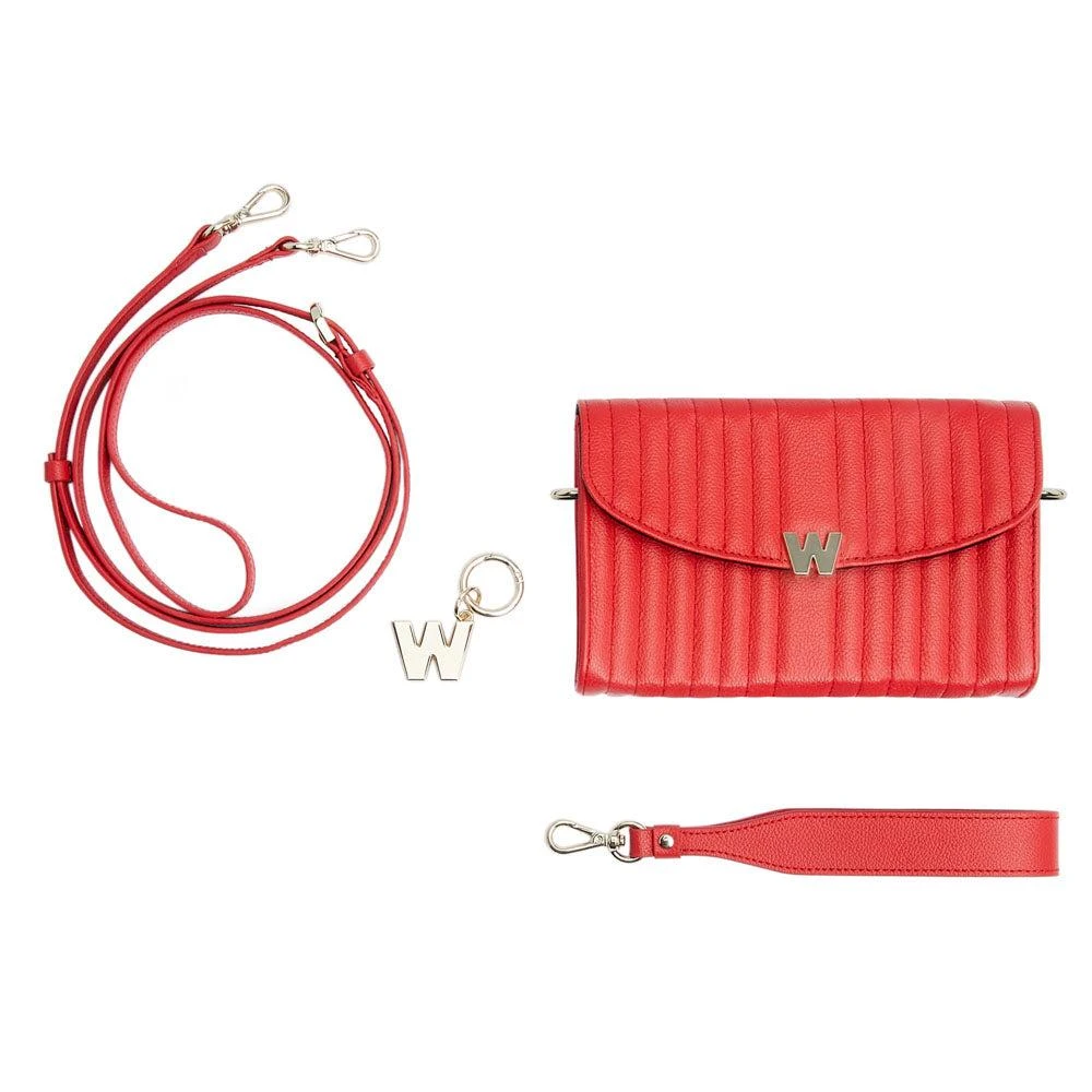 Wolf Mimi Crossbody Bag with  Wristlet & Lanyard 5