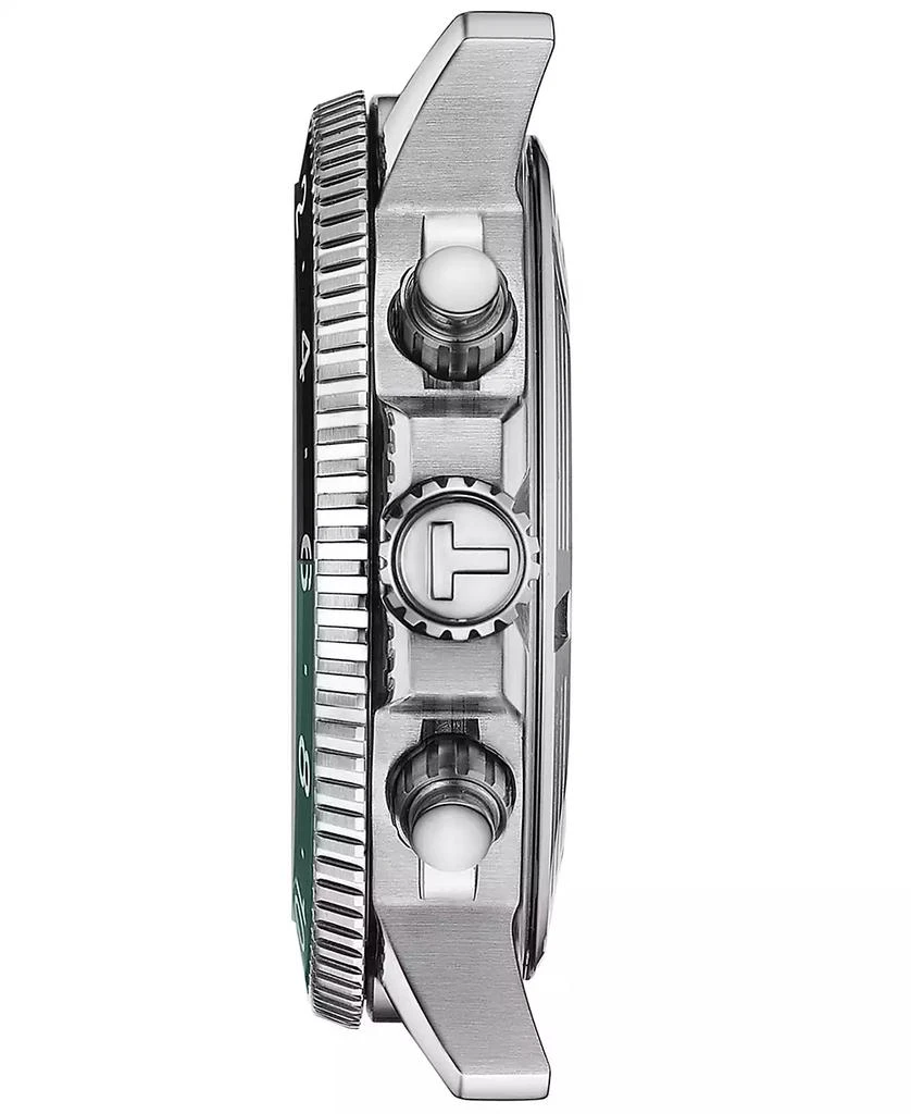 Tissot Men's Swiss Automatic Seastar 1000 Powermatic 80 GMT Stainless Steel Bracelet Watch 46mm 2