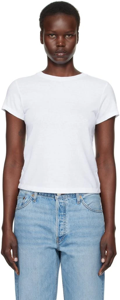Re/Done White Hanes Edition 1960s Slim T-shirt 1