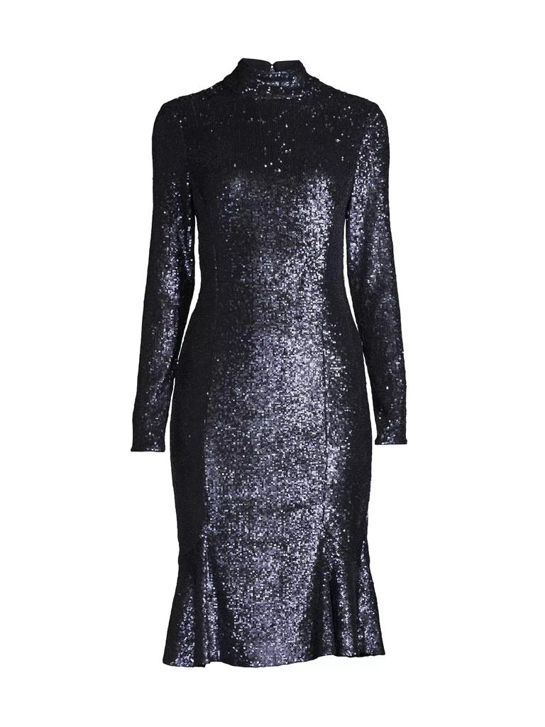 Donna Karan Social Ruffle Hem Cocktail Dress 1