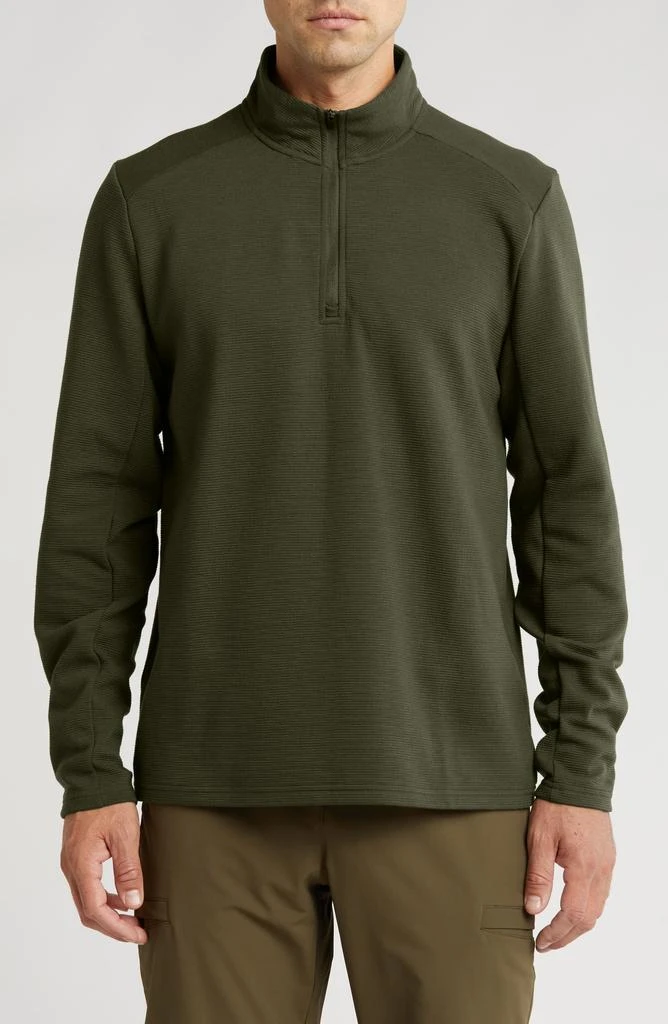 Zella Cascade Ottoman Quarter Zip Sweatshirt 1