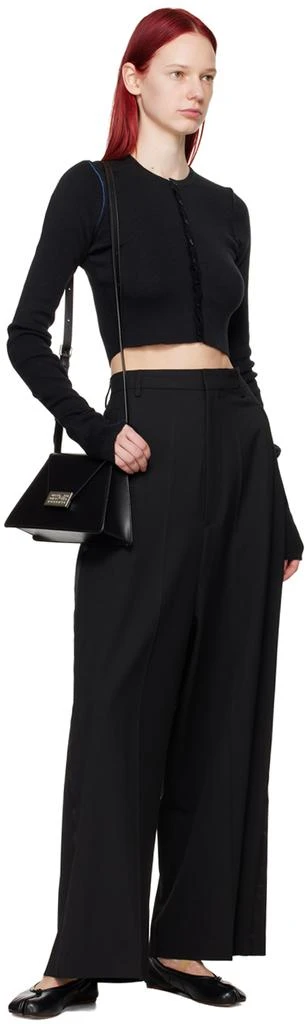 MM6 Black Cutout Cardigan 4