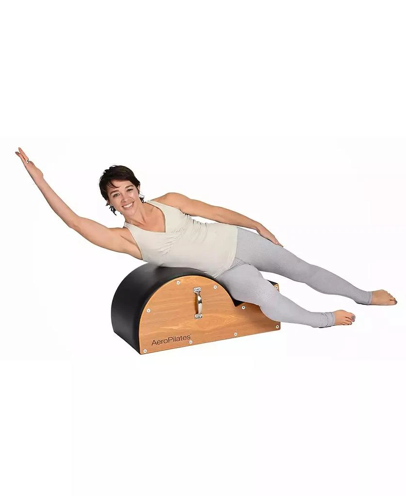 Stamina Products Stamina AeroPilates Wooden Padded Spine Posture Corrector Stretching Barrel 3