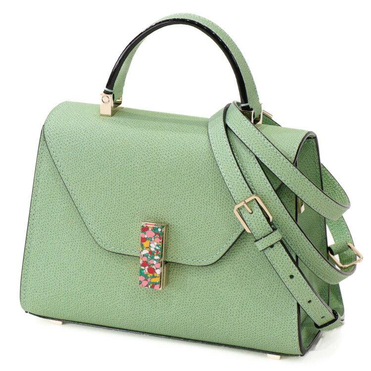 VALEXTRA Micro Iside 2WAY Bag Aqua Green