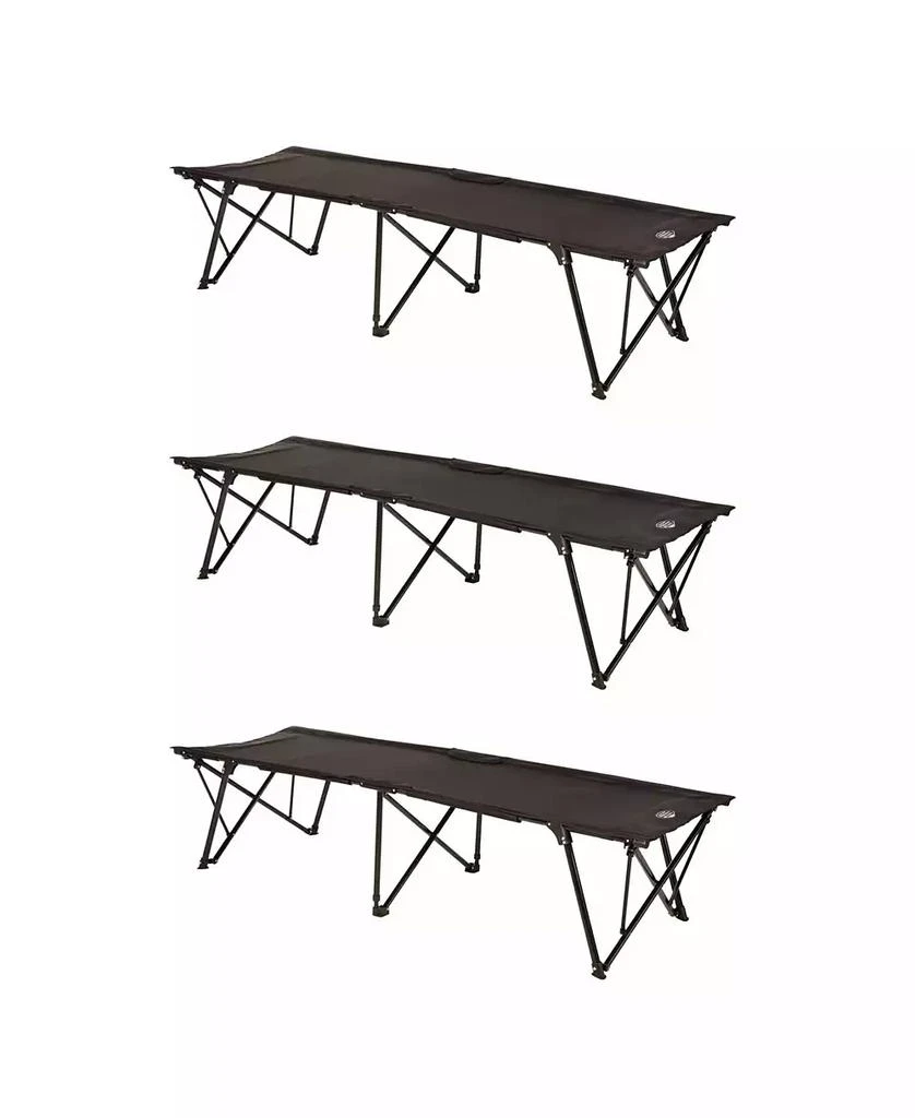 Kamp-Rite Kamp Rite Kwik Cot Folding Portable Outdoor Camping Hiking Sleeping Bed (3 Pack)