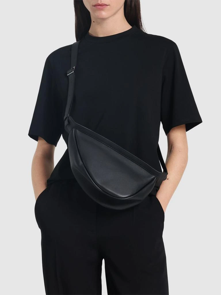The Row Small Slouchy Banana Grain Leather Bag 1