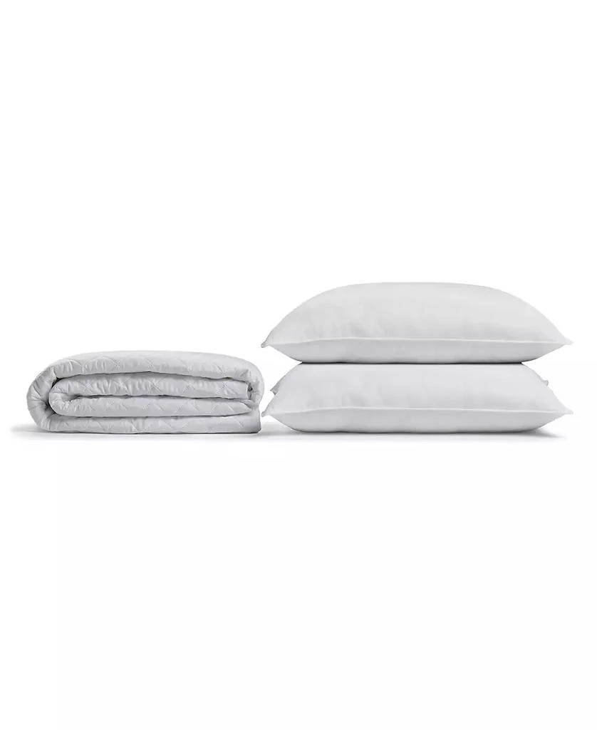 Ella Jayne Signature Plush Allergy Free 3-Pc. Pillows and Mattress Pad Bundle 2