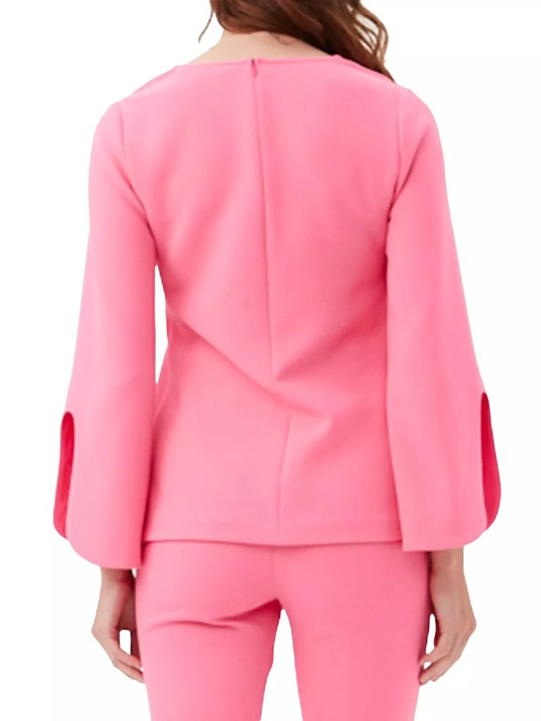 Trina Turk Fathom Bell-Sleeve Top 6
