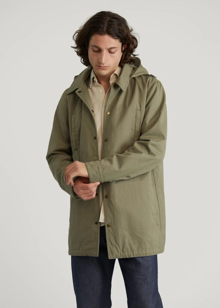 预计3周后发货 Bonne Gueule Raincoat Ulriken - Kaki 1