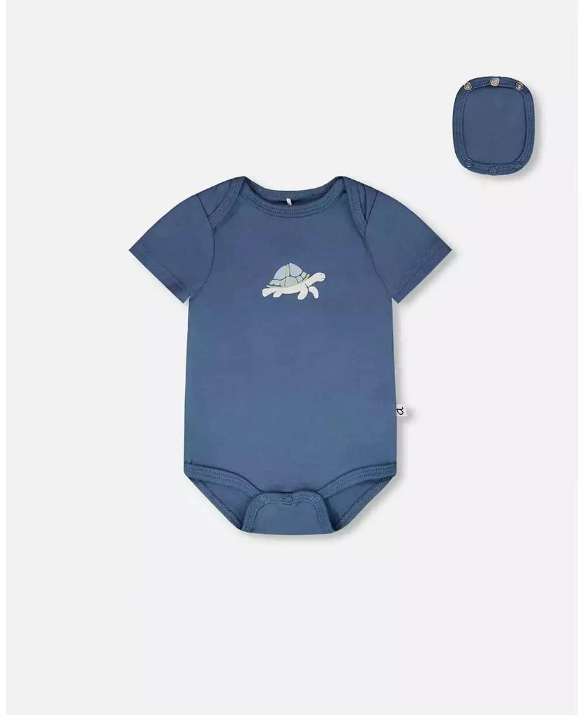 Deux par Deux Baby Boys Evolutive Cotton Jersey Onesie