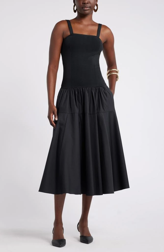 Nordstrom House of Aama Lana Mixed Media Dress 1