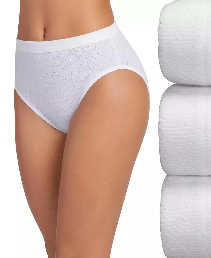 Jockey Elance Cotton French Cut Underwear 3-Pk 1541, Extended Sizes 1