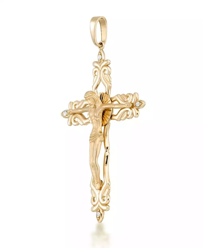 Macy
s Crucifix Pendant In 10K Yellow Gold 3